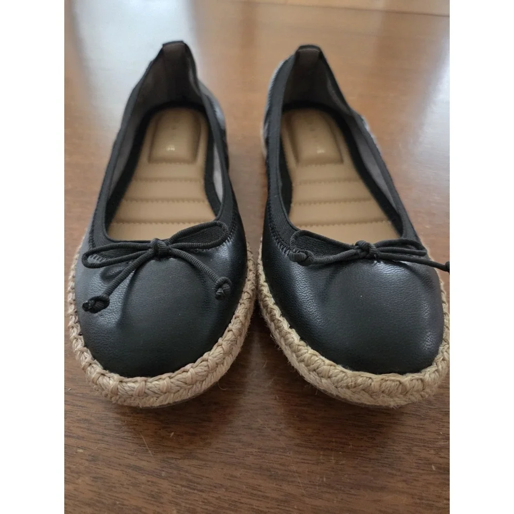 Kelly & Katie Espadrille Flats Shoes Women's 6m Comfort Classic‎ Ballet Slip On